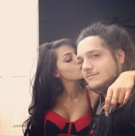 Evan Sausage took a selfie with his ex-girlfriend Sssniperwolf